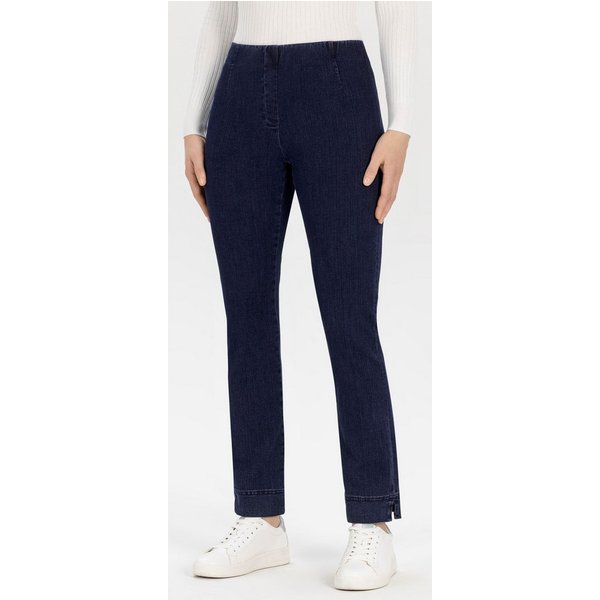 Stehmann Schlupfjeans Stehmann, Ina-760W Schlupf-Jeans mit seitlichen Schlitzen