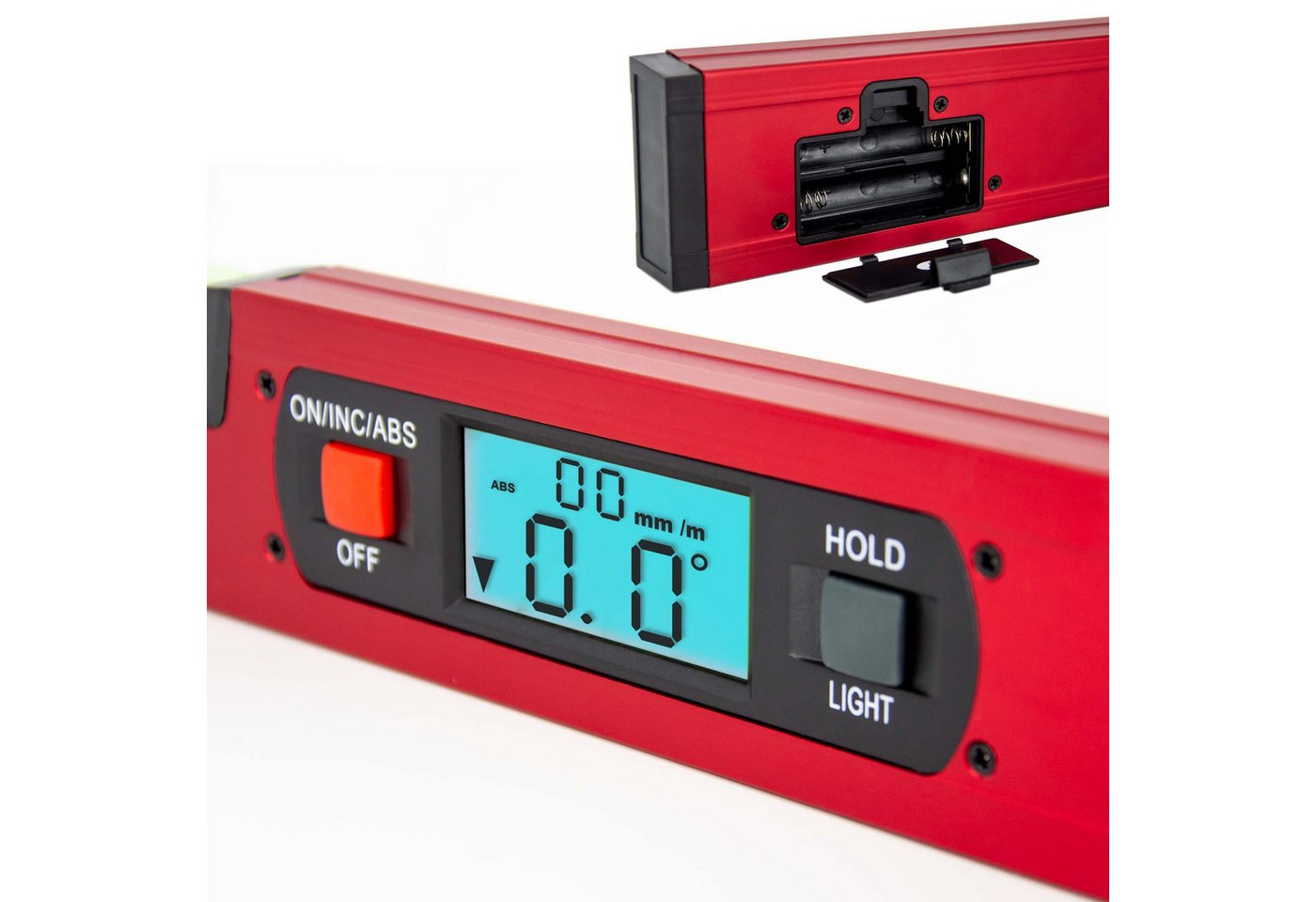 SCHMIDT security tools Wasserwaage Wasserwaage Winkelmesser Digital LCD magnetisch Neigungsmesser – Bild 5 von 5