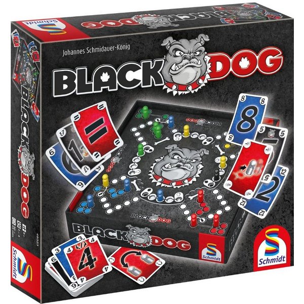 Schmidt Spiele Spiel Black DOG, Familienspiel, Made in Germany