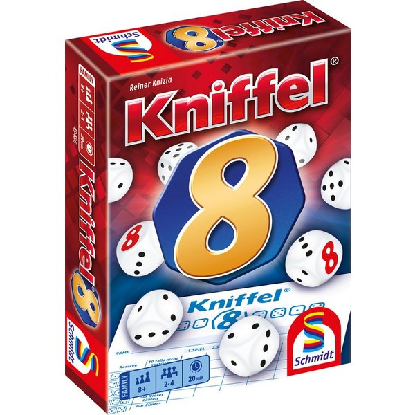 Schmidt Spiele Spiel Kniffel® 8, Familienspiel, Made in Germany