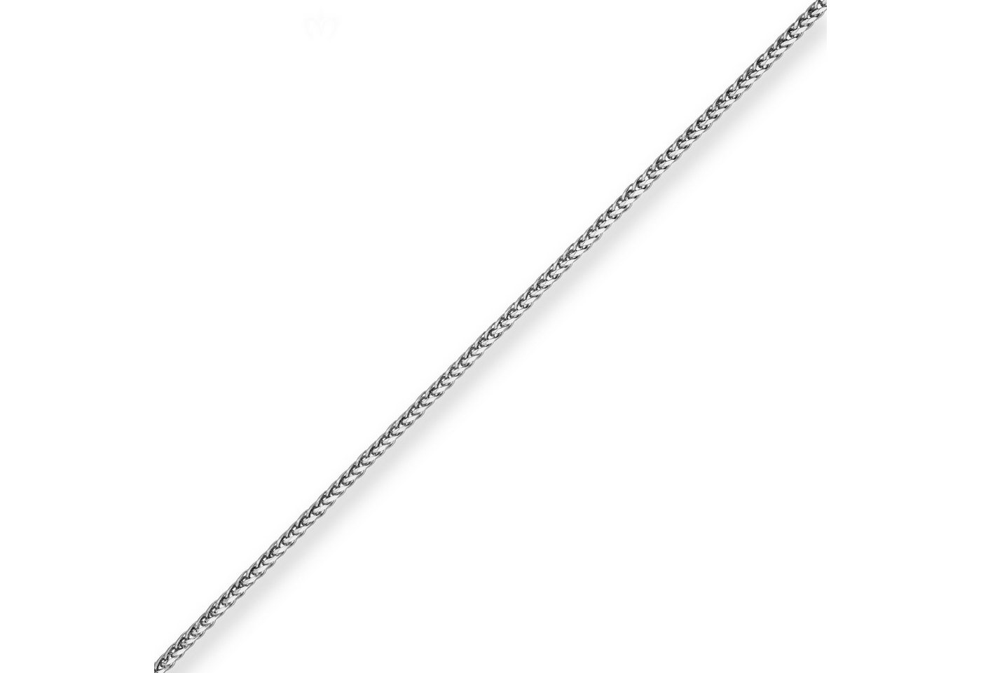 Schmuck Krone Goldkette 2,1mm Bingokette aus 585 Weißgold 45cm, Gold 585 – Bild 4 von 5