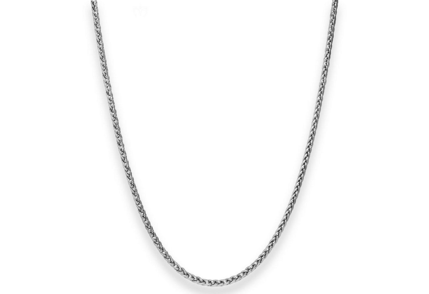 Schmuck Krone Goldkette 2,1mm Bingokette aus 585 Weißgold 45cm, Gold 585 – Bild 5 von 5