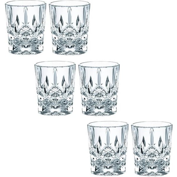 Nachtmann Schnapsglas Nachtmann Noblesse Stamper/Shotglas 6er Set, Kristallglas