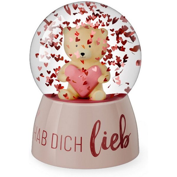La Vida Schneekugel Schneekugel Glitzerkugel für Dich) Geschenk la vida Teddy 7003891