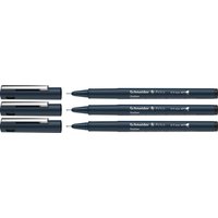 Schneider 3er Pack Fineliner 'Pictus' schwarz