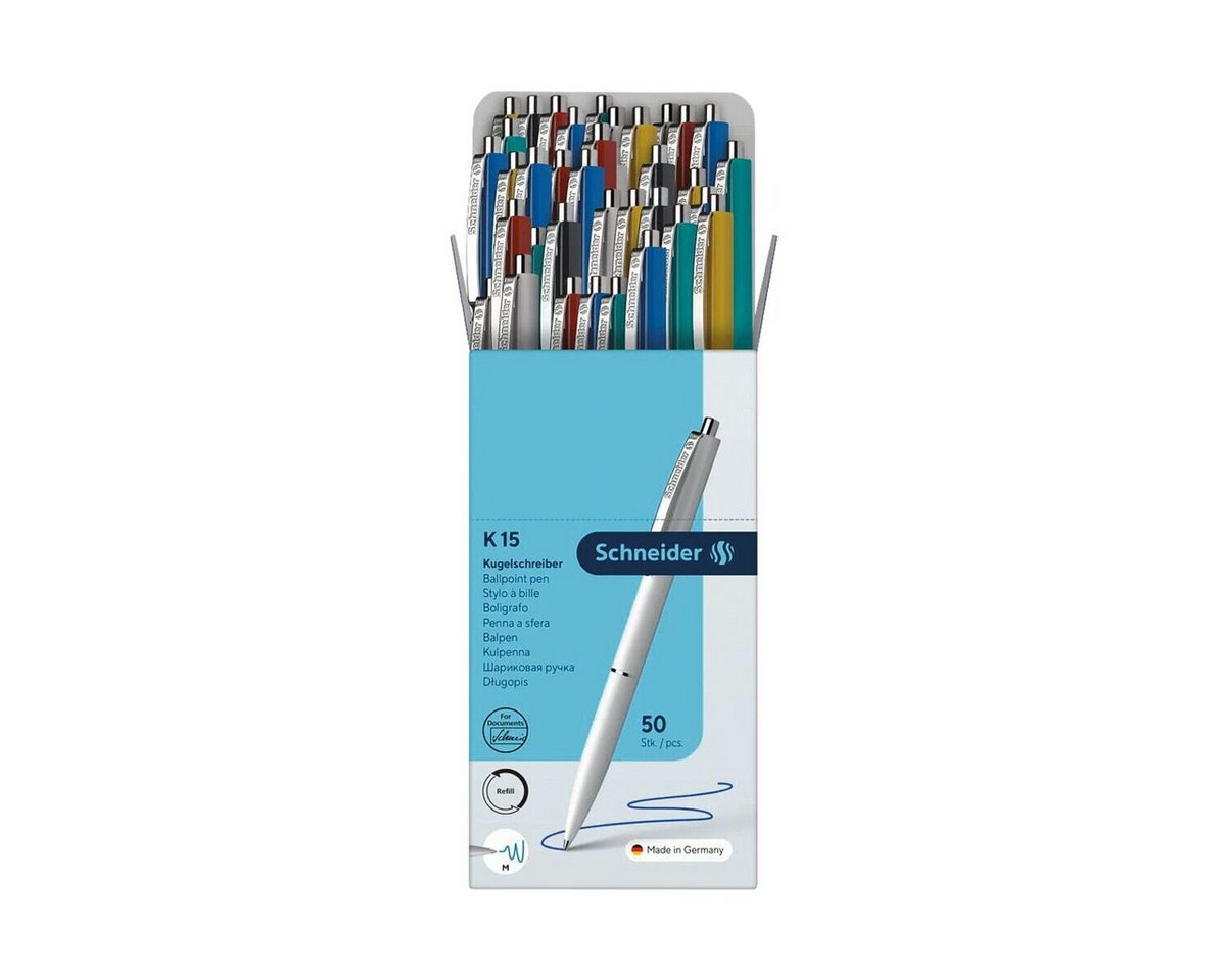 Schneider Kugelschreiber K15, (50-tlg), Großpack, Strichstärke 0,5 mm – Bild 2 von 5
