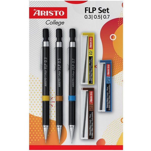 SCHNEIDER NOVUS Bleistift Schneider Feinminenstift Set College 3+3 Aristo