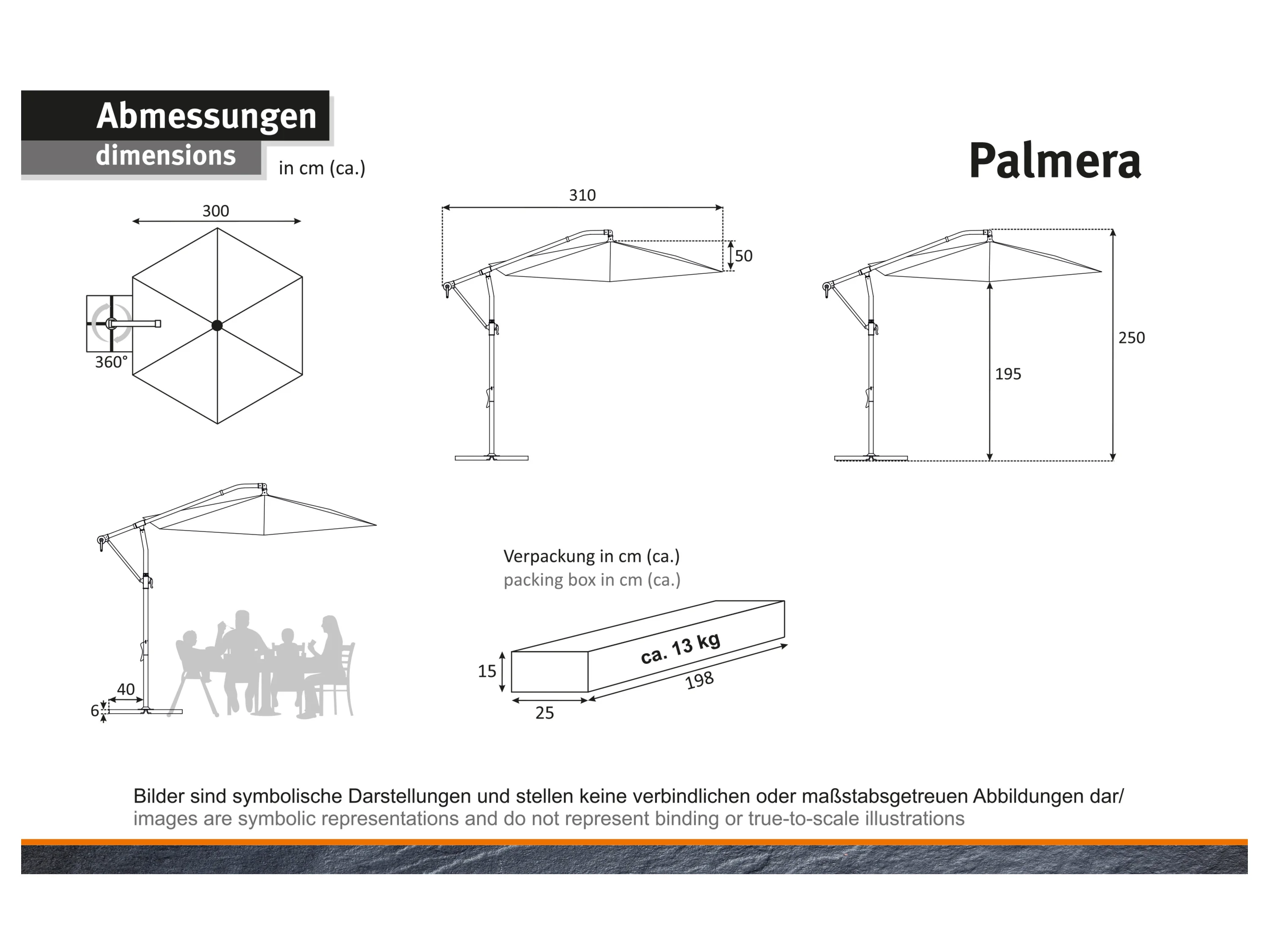 SCHNEIDER Palmera 300 (Mocca) – Bild 2 von 4