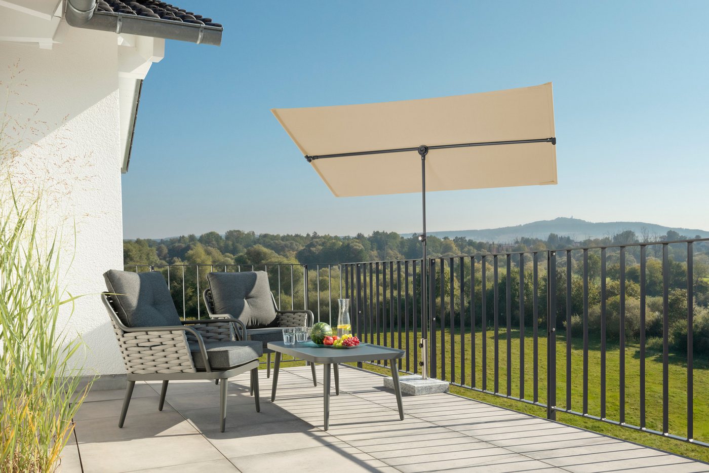 Schneider Schirme Balkonschirm »Avellino«, LxB: 130x180 cm, Sonnenschirm, OTTOs Choice, 180x130 cm, flexibler Allrounder unter den Sonnenschirmen – Bild 2 von 5