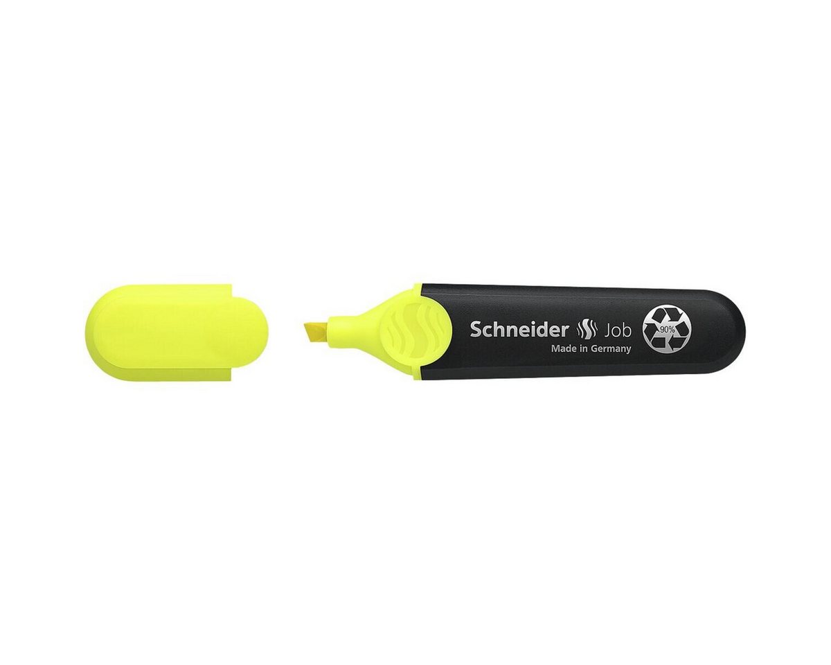 Schneider Textmarker Job gelb, Keilspitze 1+5mm – Bild 3 von 4