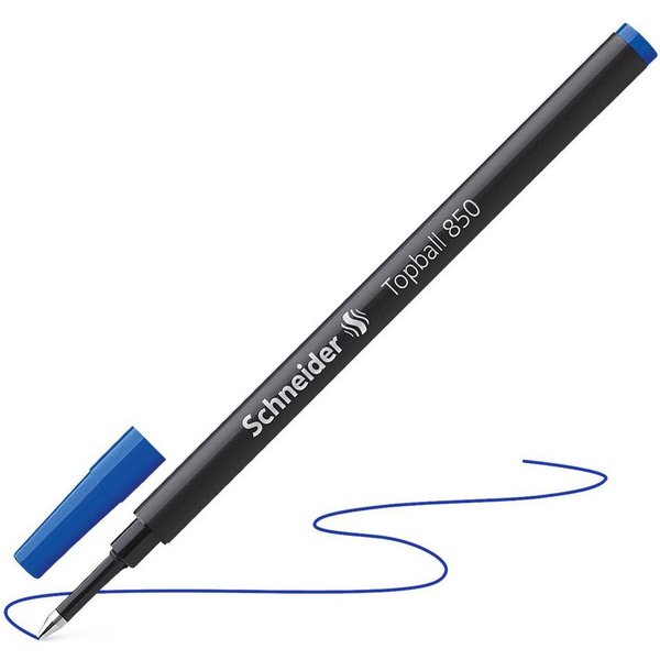 Schneider Tintenroller Topball 850, Mine mit Edelstahl-Konusspitze, Strichstärke: 0,5 mm (M)