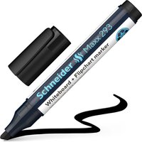 Schneider Whiteboard- und Flipchartmarker Maxx 293 schwarz