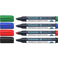 Schneider Whiteboard- und Flipchartmarker Maxx 293, farbsortiert
