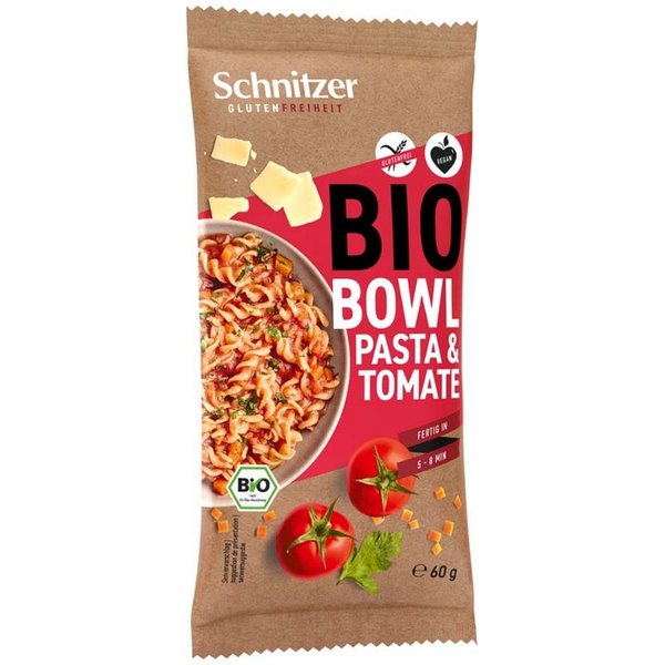 Schnitzer Fertiggericht Bowl - Pasta & Tomate 60g