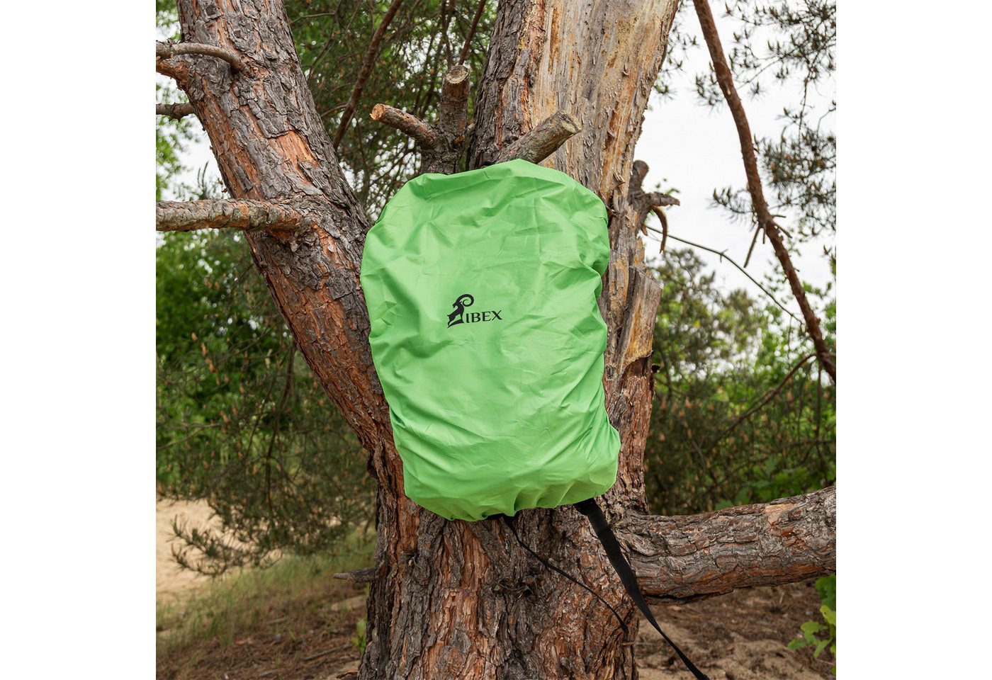 SCHNORR Rucksack IBEX Regenschutz, Rucksacküberzug 45 L, wasserdichte Regenhülle – Bild 2 von 5