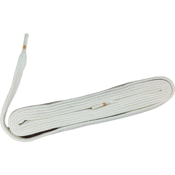 Ringelspitz Schnürsenkel Ringelspitz Schnürsenkel Flach breit 8mm Weiss