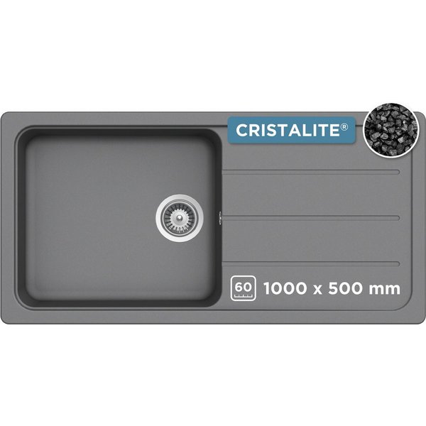 Schock Granitspüle Formhaus, rechteckig, 100/50 cm