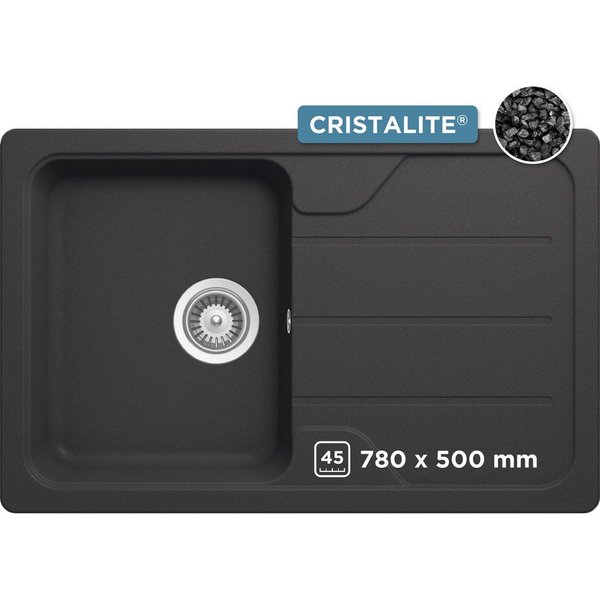 Schock Granitspüle Formhaus Mini, rechteckig, 78/50 cm