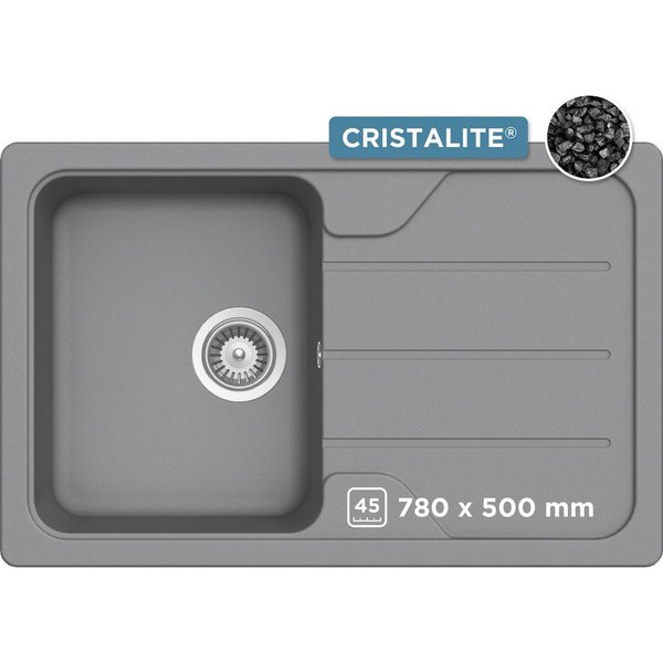 Schock Granitspüle Formhaus Mini, rechteckig, 78/50 cm