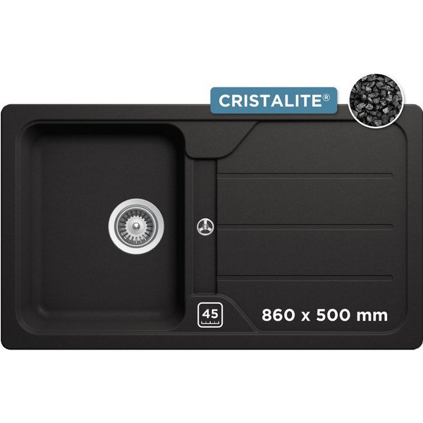 Schock Granitspüle Formhaus, rechteckig, 86/50 cm