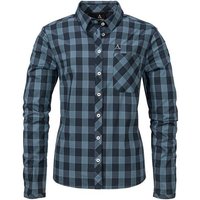 SCHÖFFEL Damen Bluse Blouse Silba L, Größe 38 in Blau