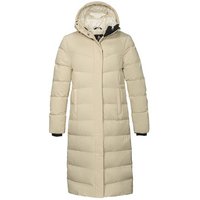 SCHÖFFEL Damen Mäntel lang Da Down Coat Style Vindave WMS, Größe 46 in Beige