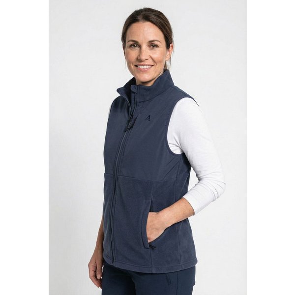 Schöffel Fleeceweste Fleece Vt Style Ash WMN wasserabweisend, windabweisend, schnell trocknend, atmungsaktiv