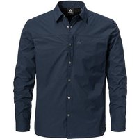 SCHÖFFEL Herren Hemd Shirt Style Maghera MEN, Größe 58 in Blau