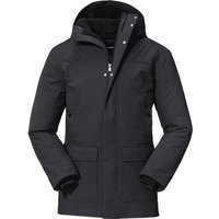 SCHÖFFEL Herren Parka "Rotterdam", Größe 50 in Schwarz