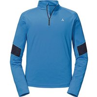 SCHÖFFEL Herren Rolli Longsleeve Glatthorn, Größe 56 in Blau