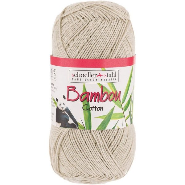 Schoeller + Stahl Garn Bambou Cotton Häkelwolle, 400,00 m, 14 klassische und leuchtende Farben