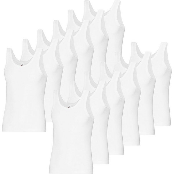 Schöller Unterhemd DOPPELRIPP (Mehrpack) mit Rundhals-Ausschnitt, 6er oder 12er Pack