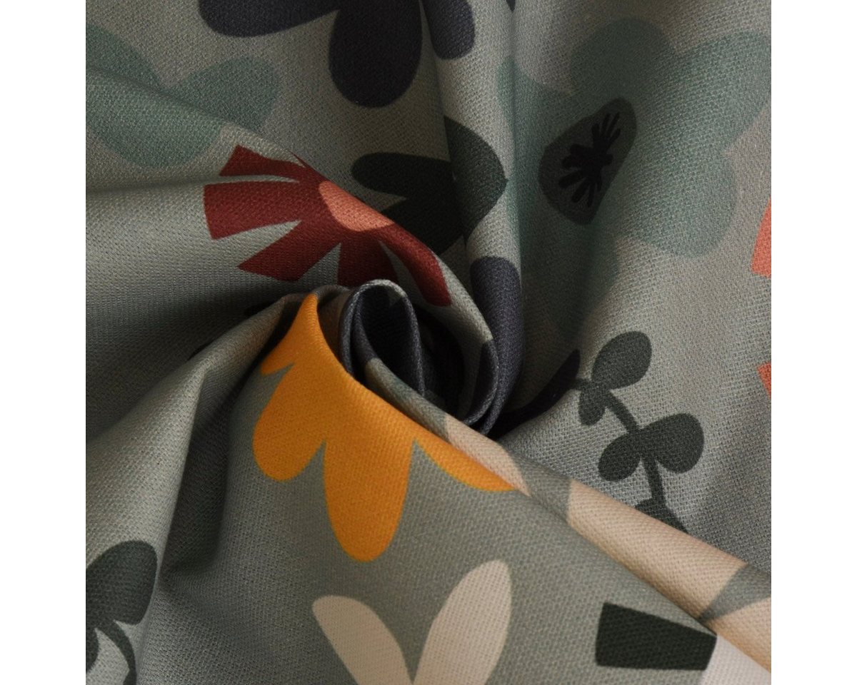 SCHÖNER LEBEN. Tischdecke Blumen Blüten mint bunt div. Größen, made in Germany,handmade – Bild 5 von 5