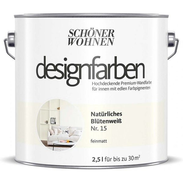 natürliches blütenweiß matt, 2.5l