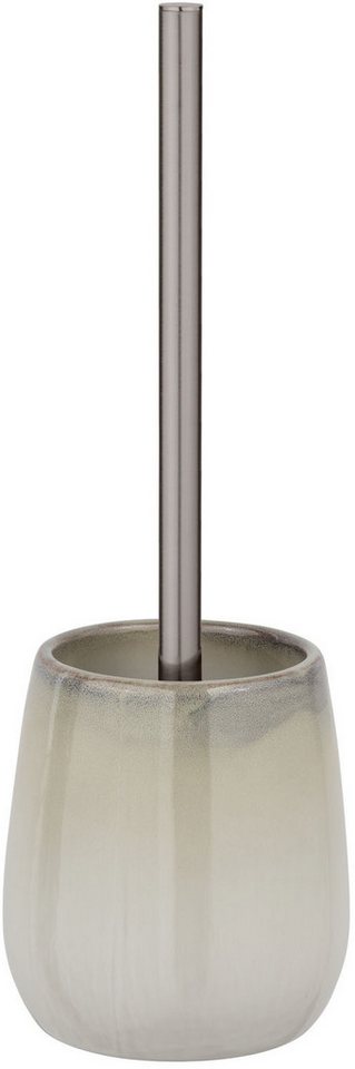 SCHÖNER WOHNEN-Kollektion Badaccessoire-Set »Marano«, Set, 3 tlg., Zahnputzbecher, Seifenspender & WC-Garnitur, Keramik mit Effektglasur – Bild 3 von 4