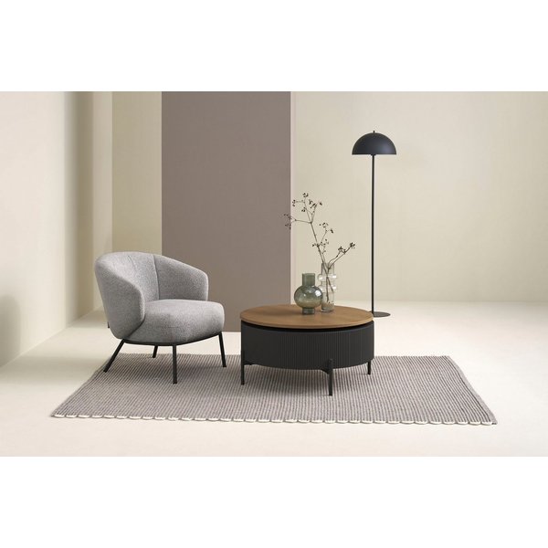 SCHÖNER WOHNEN-Kollektion Couchtisch HEROY (1-St), 80 cm, Tischplatte drehbar mit Stauraum