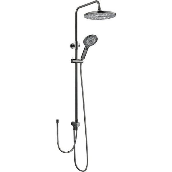 SCHÖNER WOHNEN-Kollektion Duschsystem BIELLA, Höhe 118 cm, Industrial, Duschstange mit Regendusche