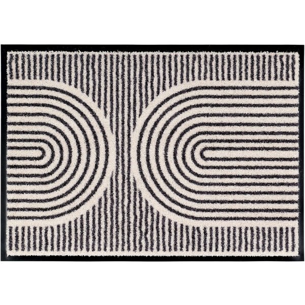 SCHÖNER WOHNEN-Kollektion Fußmatte Bellevue, rechteckig, Höhe: 8 mm, Türmatte, Schmutzfang, In und Outdoor, Sauberlauf, waschbar