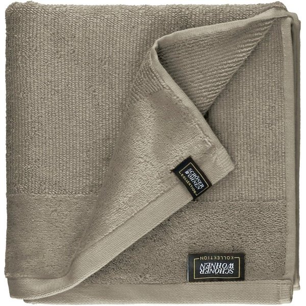 SCHÖNER WOHNEN-Kollektion Handtuch Sense, Frottee (1-St), mit Velourborte, hautschmeichelnde Airtouch Qualität, super weich