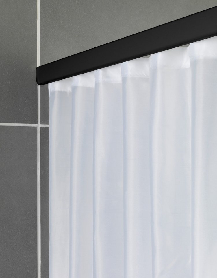 SCHÖNER WOHNEN-Kollektion Vorhangschiene »Jete«, ausziehbar, ohne Bohren, geklemmt, Aluminium, Kunststoff, Teleskop-Duschschiene, ausziehbar – Bild 3 von 5