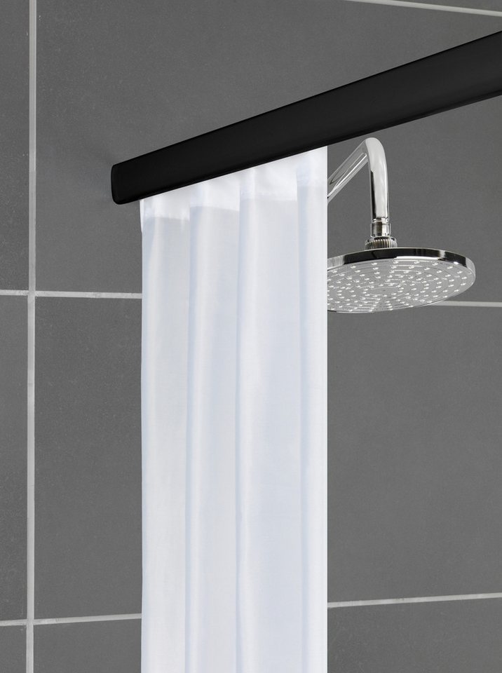 SCHÖNER WOHNEN-Kollektion Vorhangschiene »Jete«, ausziehbar, ohne Bohren, geklemmt, Aluminium, Kunststoff, Teleskop-Duschschiene, ausziehbar – Bild 4 von 5
