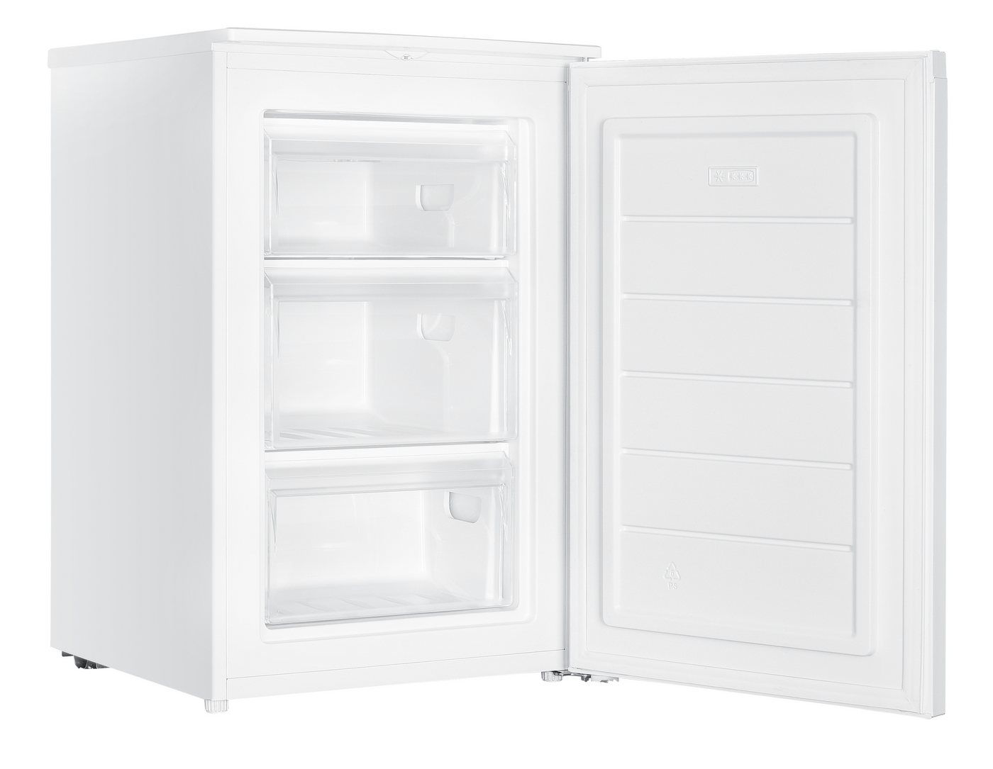 SCHOEPF Gefrierschrank GS87SB, 85 cm hoch, 55 cm breit, 4-Sterne Gefrierfach, 87L Nutzinhalt, Energieklasse B – Bild 5 von 5
