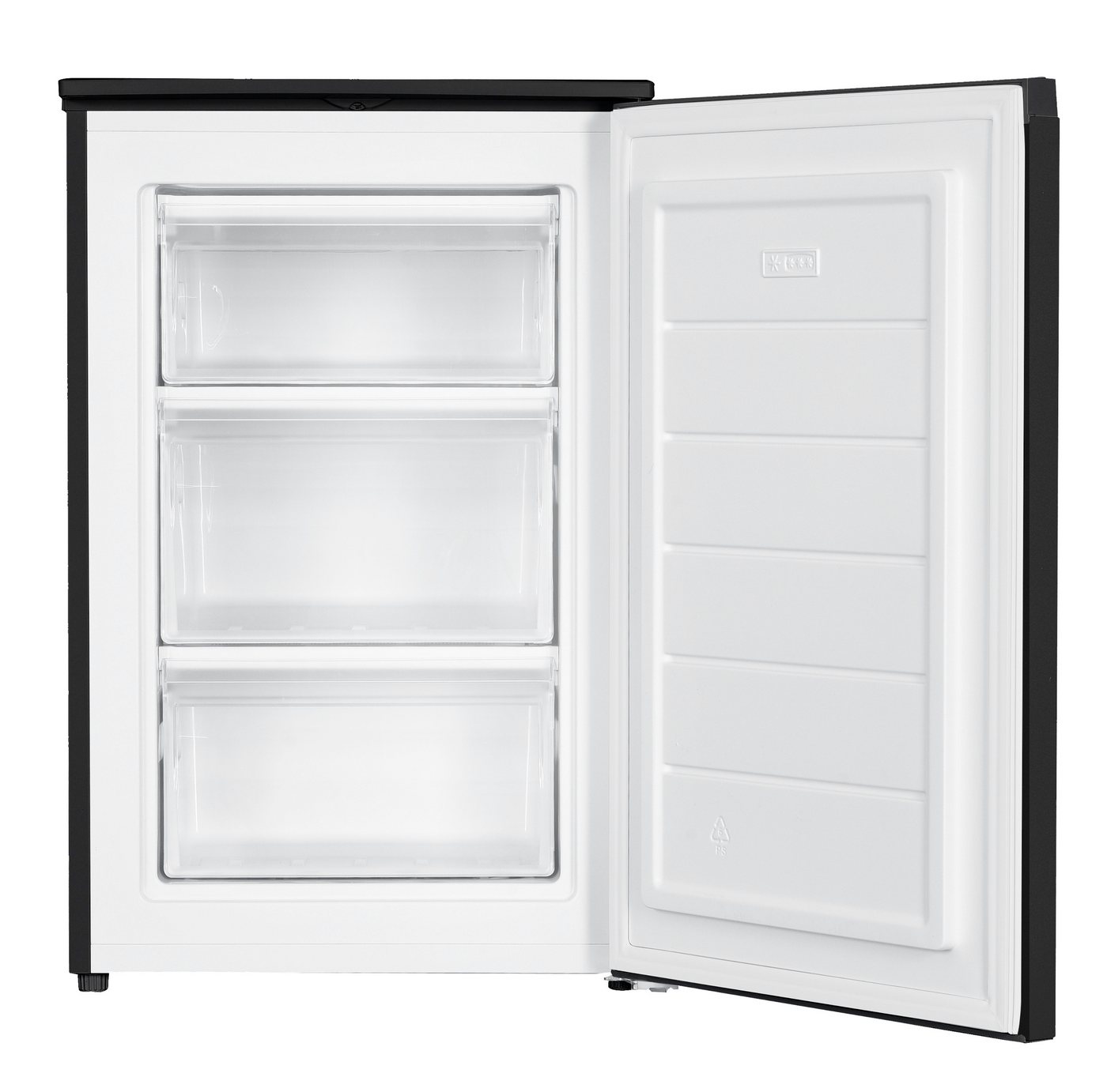 SCHOEPF Gefrierschrank GS87SBSW, 85 cm hoch, 55 cm breit, 4-Sterne Gefrierfach, 87L Nutzinhalt, Energieklasse B – Bild 2 von 2