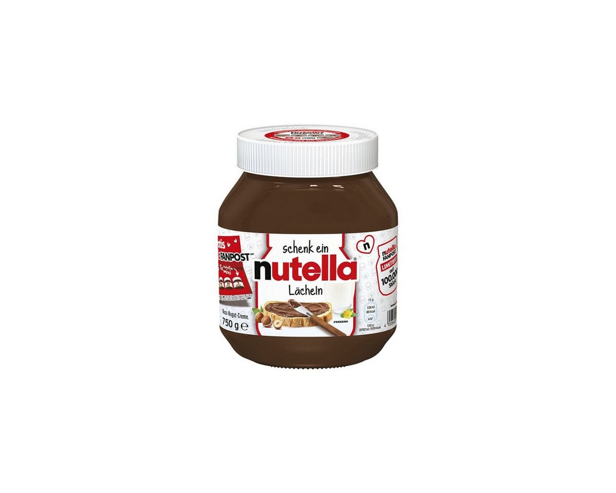 nutella Schokoaufstrich Nougatcreme nutella®, 750 g – Bild 3 von 3