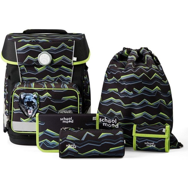 SCHOOL-MOOD® Schulranzen Champion Maxx (6-tlg), Polyester