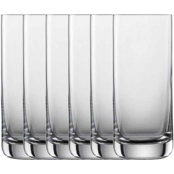 SCHOTT ZWIESEL Longdrinkglas Longdrinkglas 6er-Set Simple klar, 6-tlg., Tritan-Kristallglas, 390ml, Tritan-Kristallglas, spülmaschinenfest, bruchsicher
