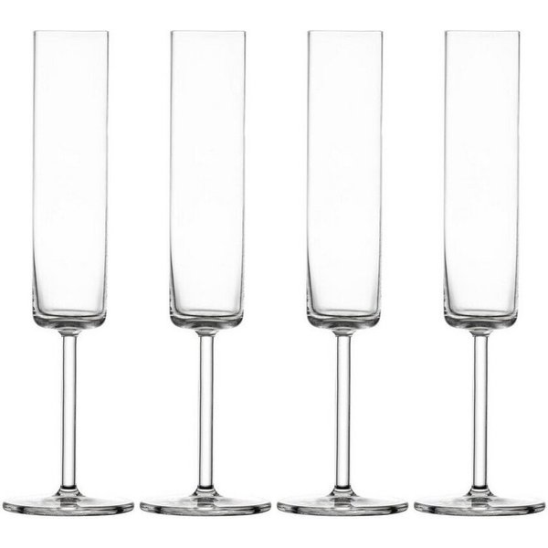 SCHOTT ZWIESEL Sektglas Sektglas 4er-Set Modo klar, 4-tlg., Tritan-Kristallglas, 160ml, Tritan-Kristallglas, spülmaschinenfest, bruchsicher