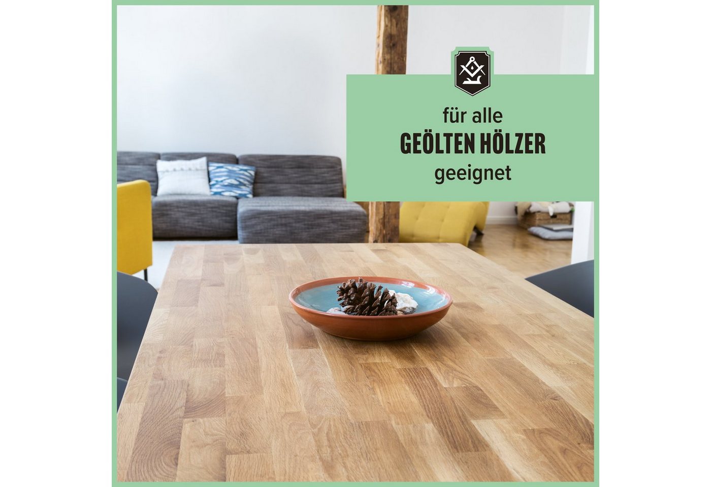 Schrader Holzöl Pflegeöl Farblos - 250ml, für geölten oder noch unbehandelten Holzoberflächen - Made in Germany – Bild 2 von 5