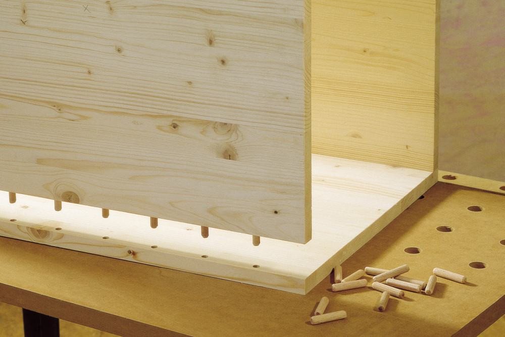Wolfcraft Schrauben- und Dübel-Set Wolfcraft Sortimentsbox Holzdübel 78 teilig – Bild 5 von 5