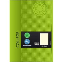 Schreibblock DIN A5 aus Recyclingpapier, 50 Blatt, blanko